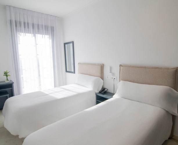 Habitación Doble Vista general de la Habitación Doble del Hotel Los Molinilos, en Posadas, Córdoba